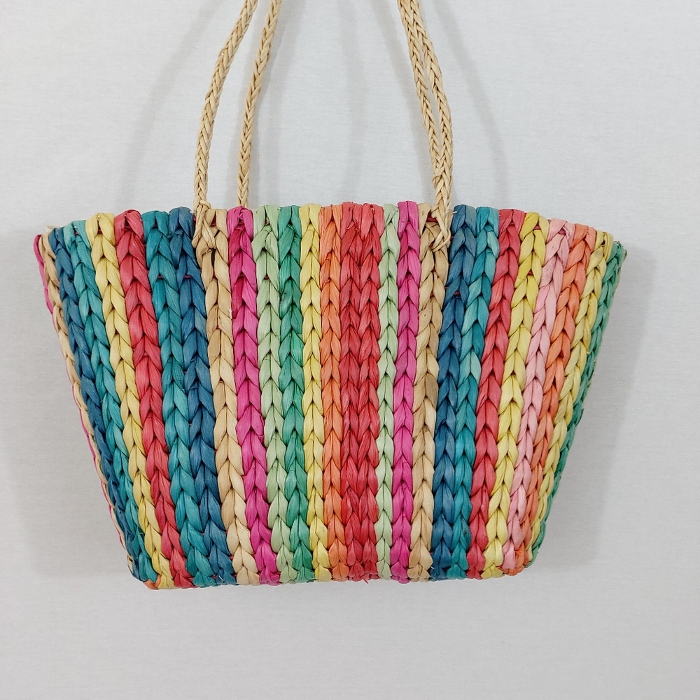 MULTI COLOR BEACH BAG
